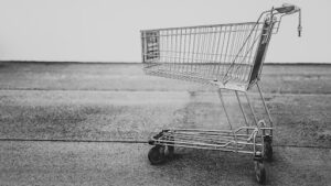 abandoned shopping cart